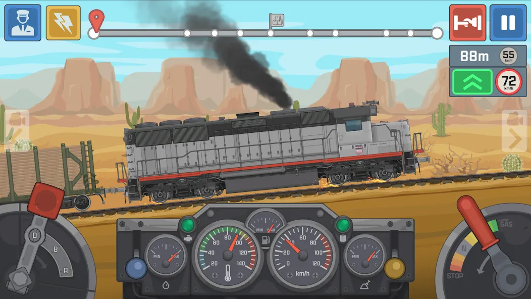 Train Simulator: Railroad Game (Трейн Симулятор)  [МОД Бесконечные монеты] Screenshot 1