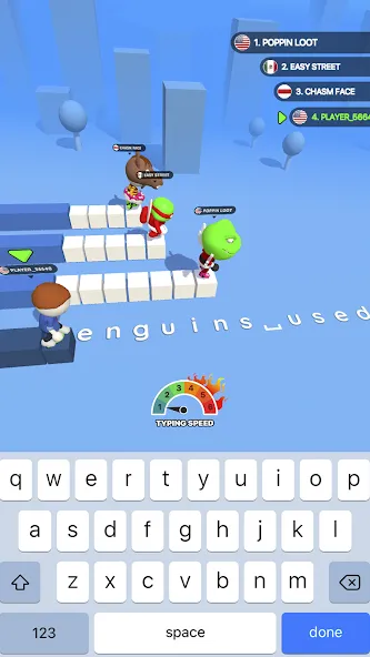 Type Sprint: Typing Games (Тайп Спринт)  [МОД Бесконечные деньги] Screenshot 1