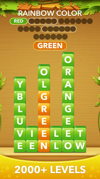 Word Heaps -Connect Stack Word  [МОД Все открыто] Screenshot 2